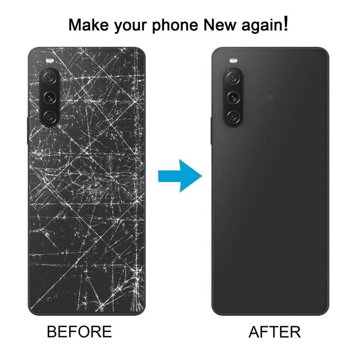 For Sony Xperia 10 V Original Battery Back Cover with Camera Lens Cover(Black)
