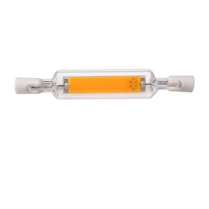 R7S 5W COB LED Lamp Bulb Glass Tube for Replace Halogen Light Spot Light,Lamp Length: 78mm, AC:22...