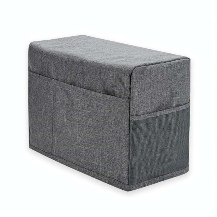Household Sewing Dust Cover Sewing Tool Storage Bag(Grey)