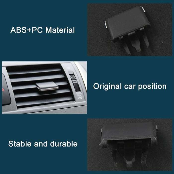For Toyota Corolla Left-hand Drive Car Left and Right Air Conditioning Air Outlet Paddle (Black)