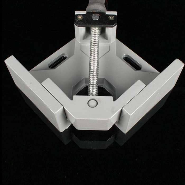 Aluminum Single Handle 90 Degree Right Angle Clamp Angle Clamp Woodworking Frame Clip Right Angle...