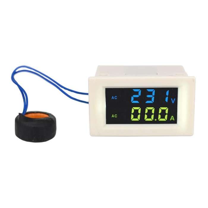 D85-2042A 110V 220V 380V 100A Digital AC Voltmeter Ammeter Current Amps Volt Meter LCD Panel Moni...