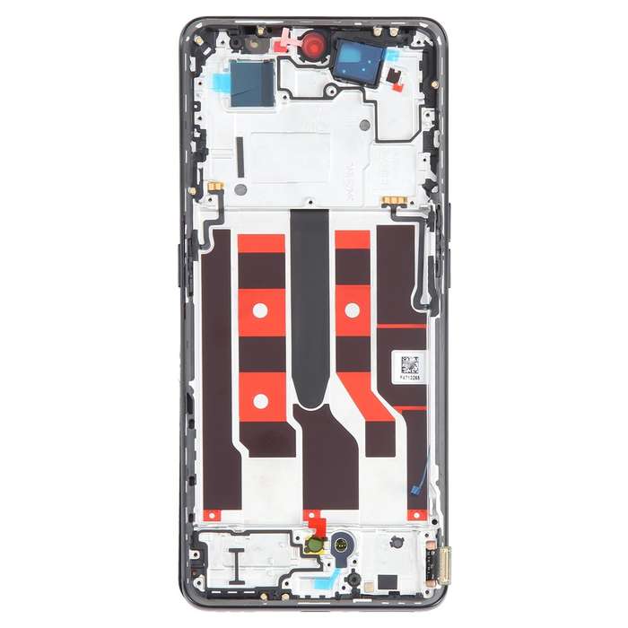 Original LCD Screen For OPPO A1 Pro Digitizer Full Assembly with Frame (Black)
