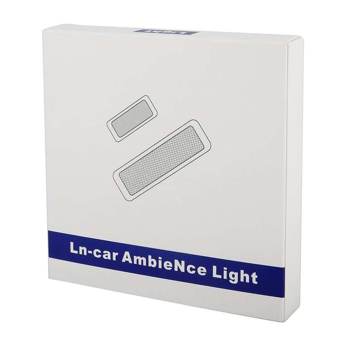 4 PCS Universal Car LED Inner Handle Light Atmosphere Lights Decorative Lamp DC12V / 0.5W Cable L...