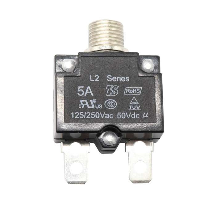 L2 Series 50V Car Overload Protector Manual Reset DC Circuit Breaker with Waterproof Cover, Curre...