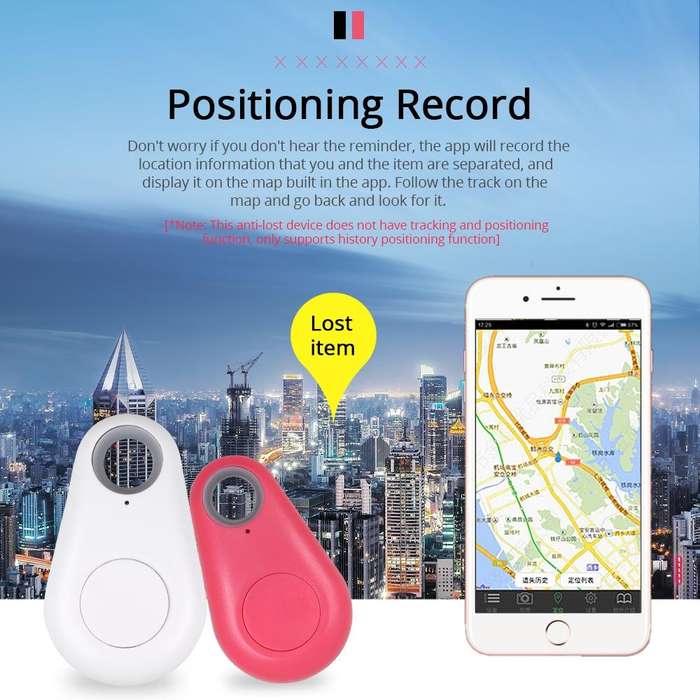 Keyfinder Wallet Dog Cat kids GPS locator anti lost keychain Smart Search Bluetooth Tracker Tag(B...