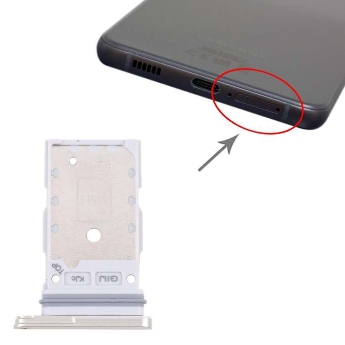 For Samsung Galaxy S21 FE 5G SM-G990B Original SIM Card Tray + SIM Card Tray (Green)