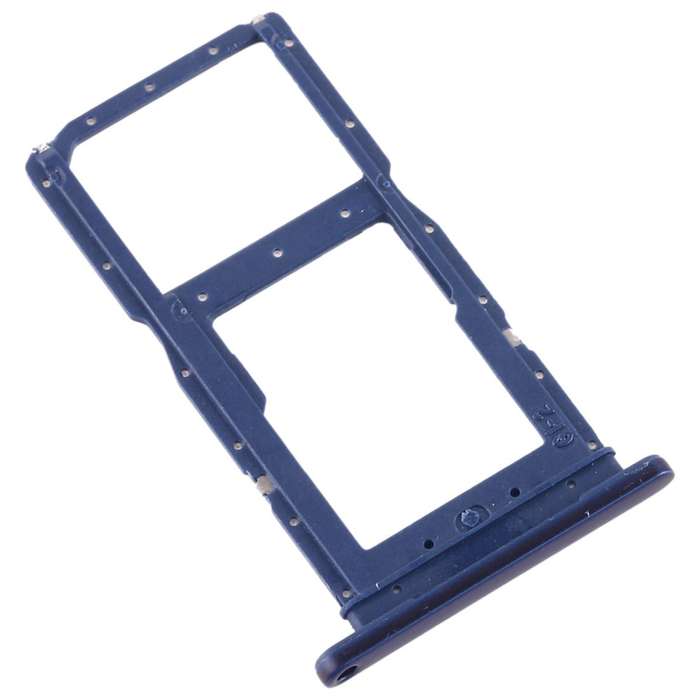 SIM Card Tray + SIM Card Tray / Micro SD Card Tray for Huawei Honor 9X / Honor 9X Pro(Blue)
