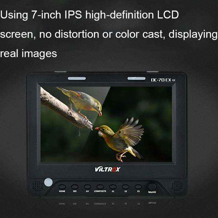 VILTROX DC-70EX 7 Inch 4K HD Camera Director Monitor Cinematography Director SDI Monitor