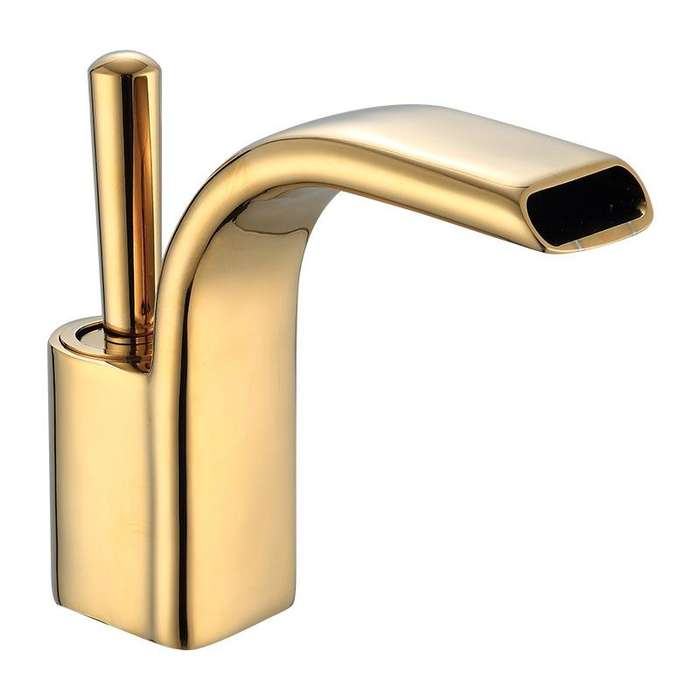 Bathroom All Copper Basin Hot And Cold Water Faucet, Specification: Gold