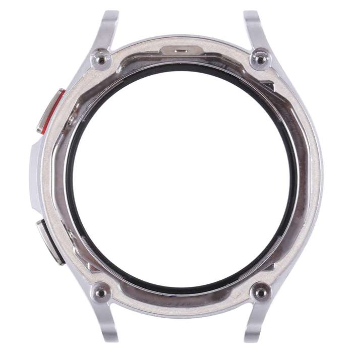 Original LCD Screen Frame Bezel Plate For Samsung Galaxy Watch4 Classic 46mm SM-R890 R895(Silver)