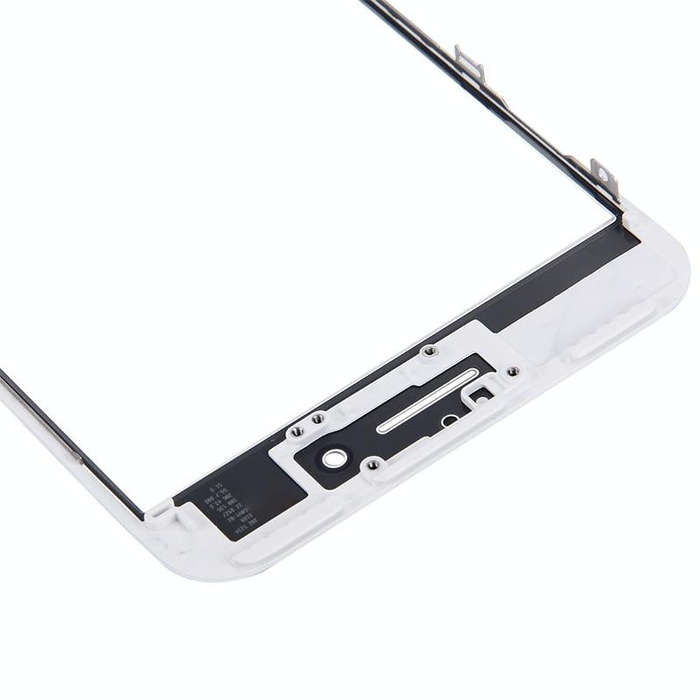 2 in 1 for iPhone 7 Plus (Original Front Screen Outer Glass Lens + Original Frame)(White)