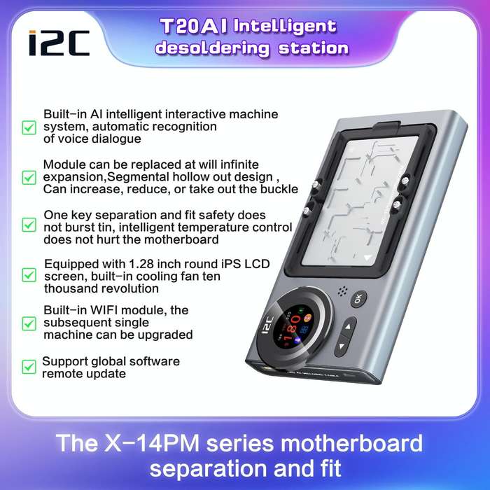 i2C T20 Heating Platform Module For iPhone X / 11 Series