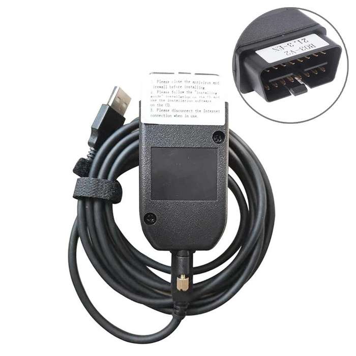 HEX ATMEGA162+16V8B+FT232RQ VAG 21.9 OBD2 Test Cable for Volkswagen / Audi, Software Version: Rom...