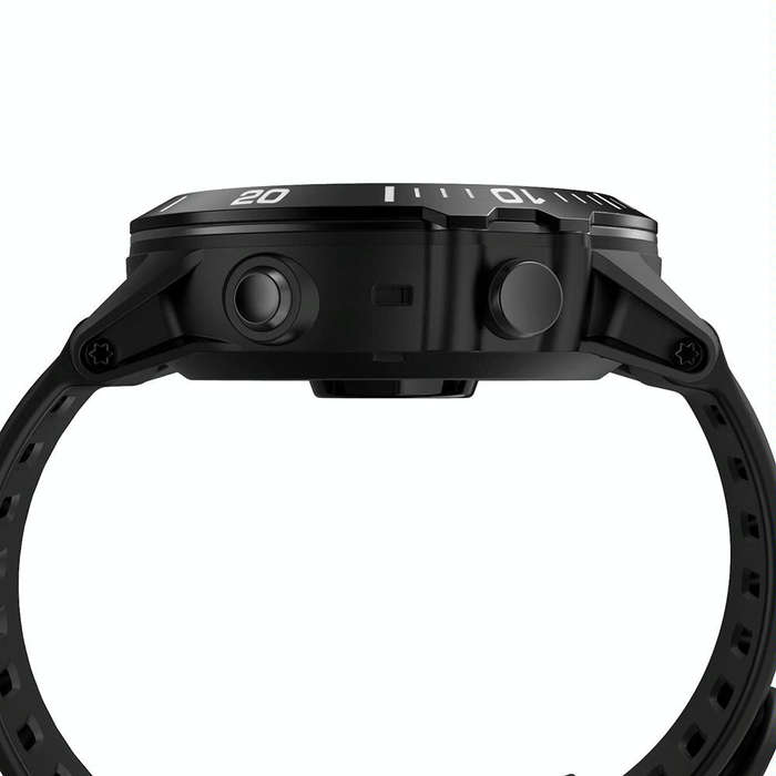 For Garmin Fenix 3/3 HR Smart Watch Steel Bezel Ring, A Version(Black Ring White Letter)