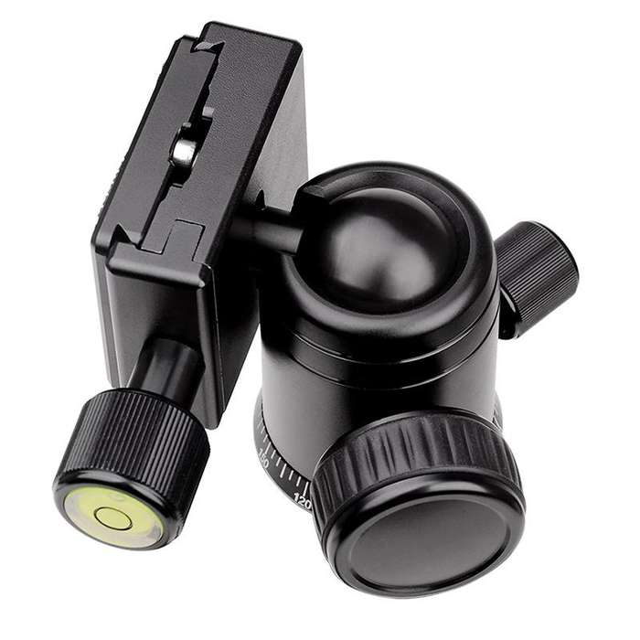 Xiletu FM5S-MINI 5-Section Folding Legs Mini Desktop Tripod Mount(Titanium)