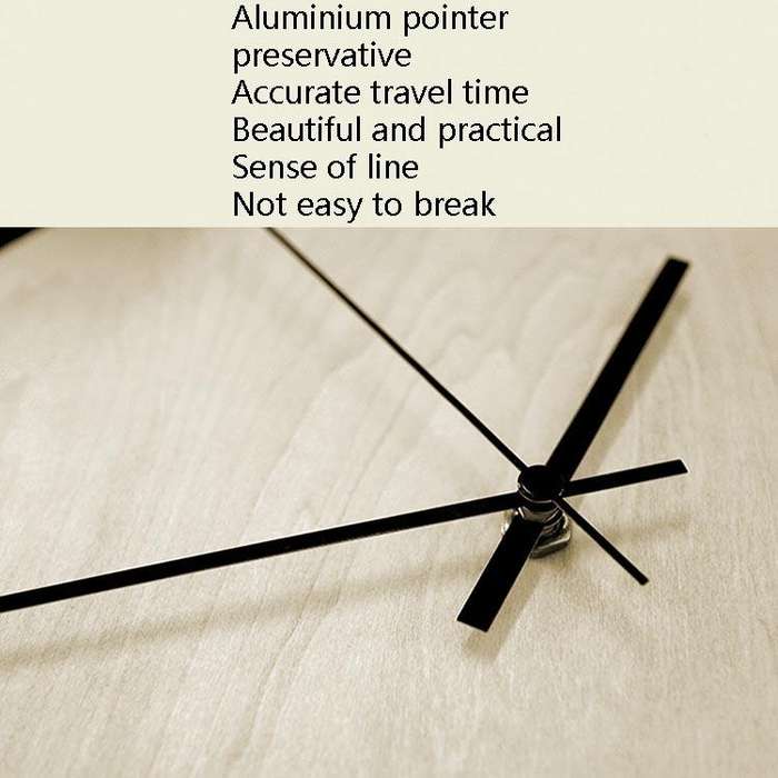 Personality Creative Wall Clock Retro Silent Minimalist Decorative Clock(Black and White)