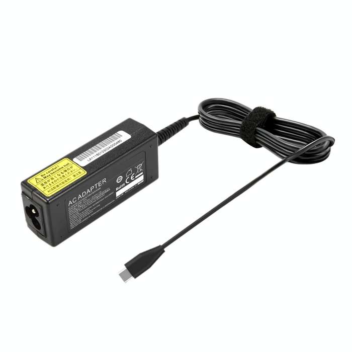 For ThinkPad X280 T480s T580 45W 20V 2.25A USB-C / Type-C Laptop Power Adapter