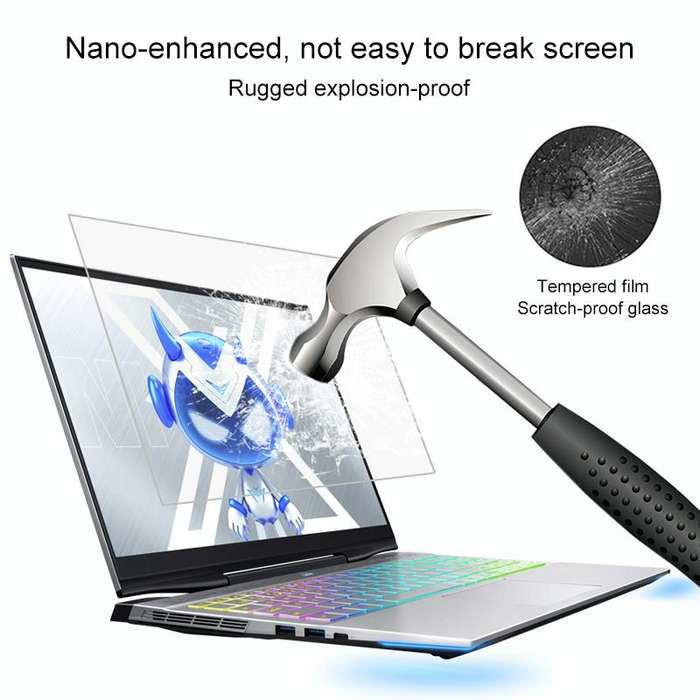 For MACHENIKE F117 15.6 inch Laptop Screen HD Tempered Glass Protective Film