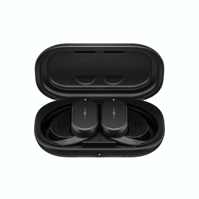 HD313 Earhook OWS Noise Reduction Bluetooth Earphone Subwoofer Sport Wireless Headset(Black)
