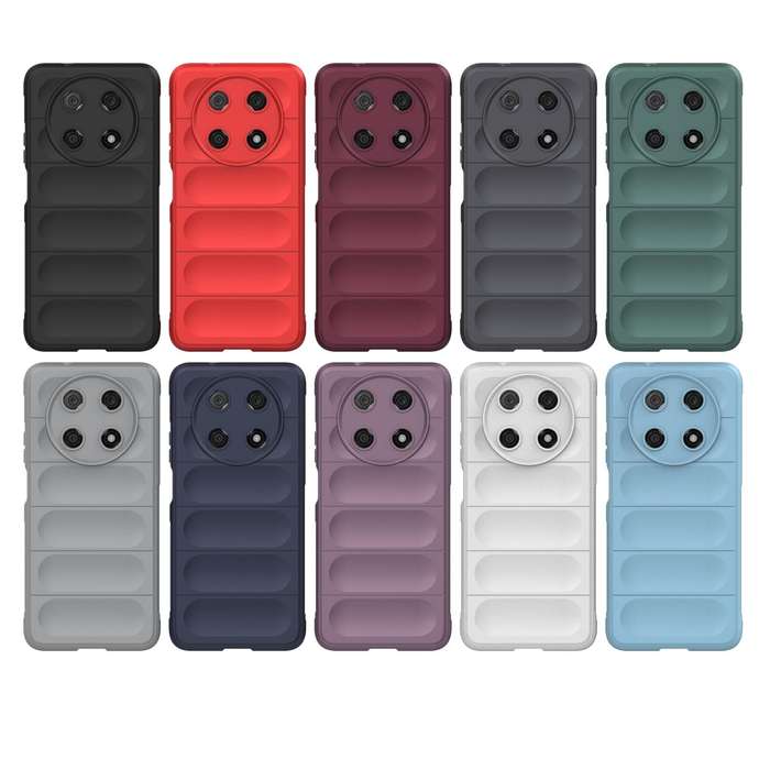 For Huawei Nova Y90/Enjoy 50 Pro Magic Shield TPU + Flannel Phone Case(Purple)