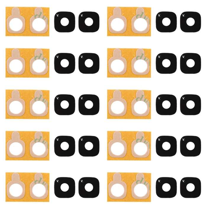 For Galaxy J5 Prime 10pcs Back Camera Lens Cover with Sticker