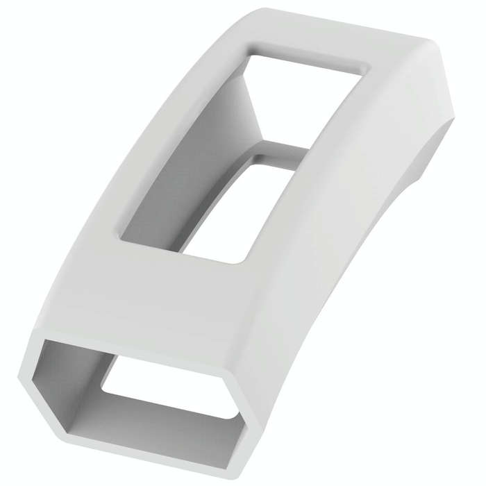 Intelligent Wearable Device, Solid Color Silicone Watch Protective Case for FITBIT Alta / HR(White)