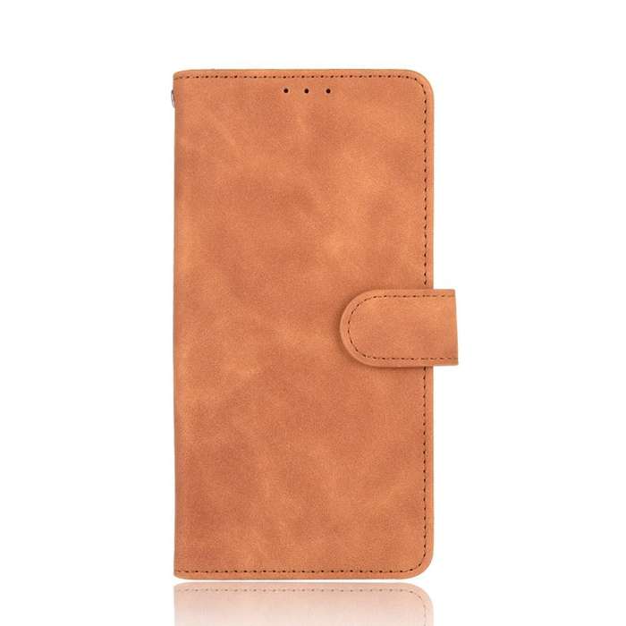 For LG Velvet Solid Color Skin Feel Magnetic Buckle Horizontal Flip Calf Texture PU Leather Case ...