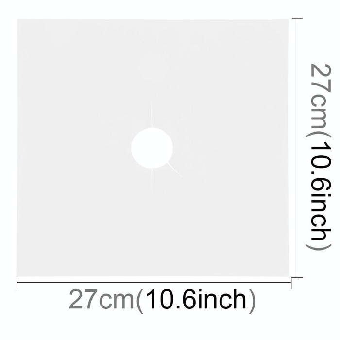 4 PCS Gas Furnace Surface Ultra-thin Fibre Material Stovetop Protective Cleaning Pad, Size: 27*27...