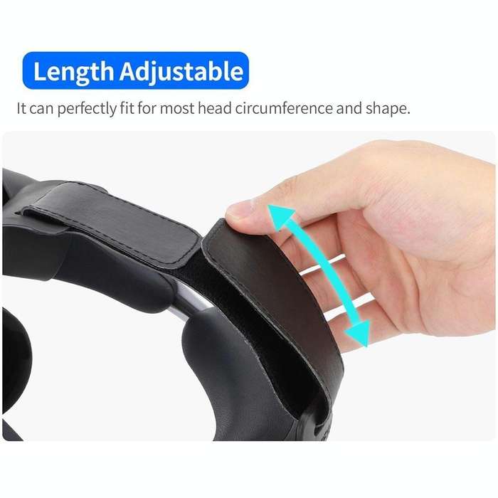 Hifylux PS-QF35 For PlayStation VR2 Decompression Headband Comfort Strap(Black)
