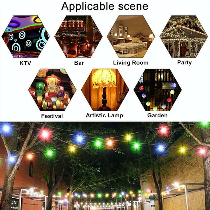 10 PCS 2W E27 2835 SMD Home Decoration LED Light Bulbs, DC 12V (Pink Light)
