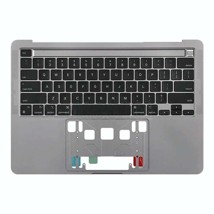 For Macbook Pro 13 inch 2021 A2338 C-side Cover + US Edition Key Board (Grey)