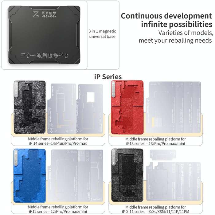 For Huawei Mate 30 5G / Mate X2 Qianli Mega-idea Multi-functional Middle Frame Positioning BGA Re...