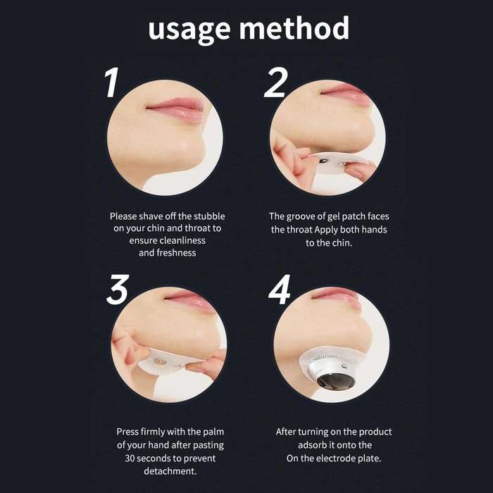 Smart Anti-snoring Device TENS Double Pulse Sound Wave Induction Sleep Snoring Breathing Correcto...