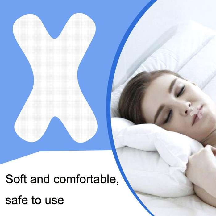 5 Sets Adult Child Night Anti Snoring Sticker Prevent Snoring(Transparent)