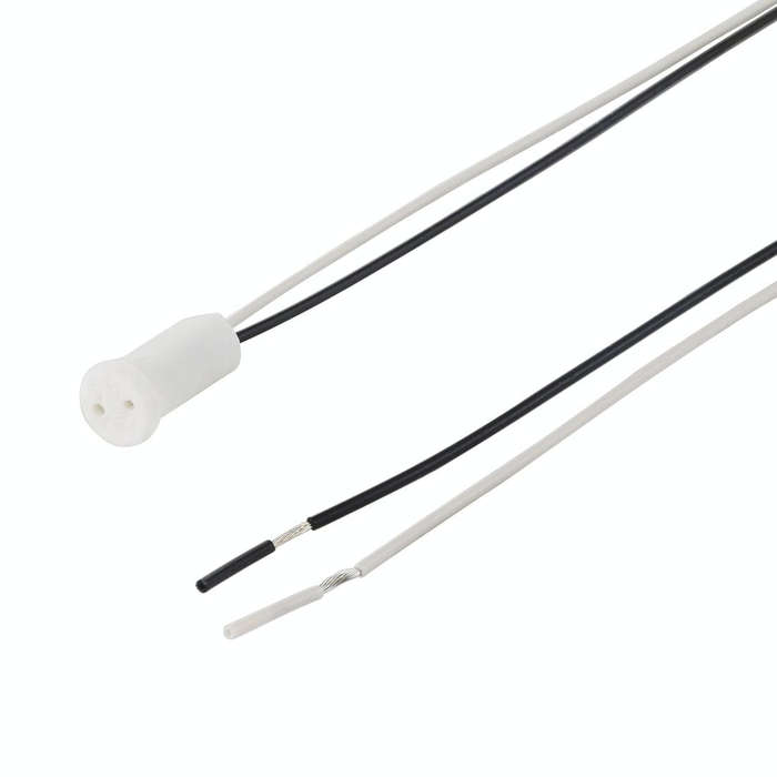 10 PCS G4 LED Crystal Head Light Bulb Halogen Lamp Socket Holder, Cable Length: 20cm