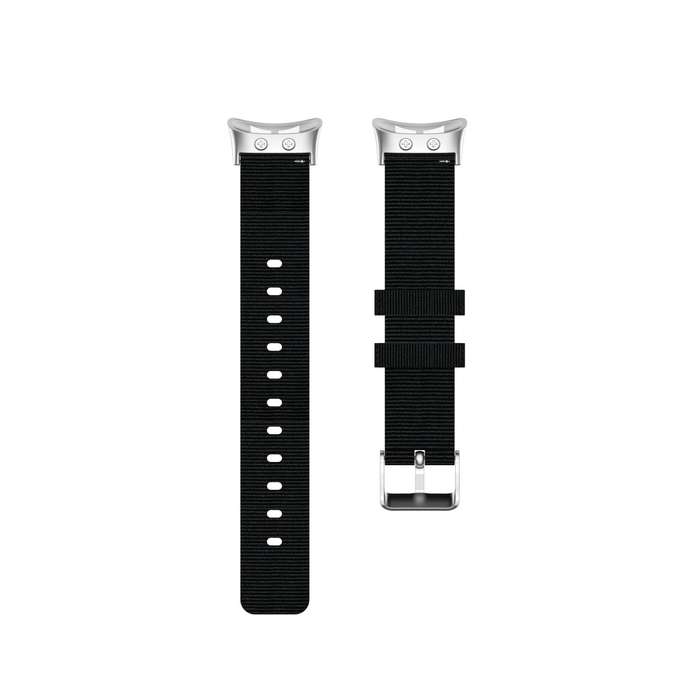 For Garmin Forerunner 45 / 45S / Swim 2 Universal Nylon Canvas Watch Band(Black)