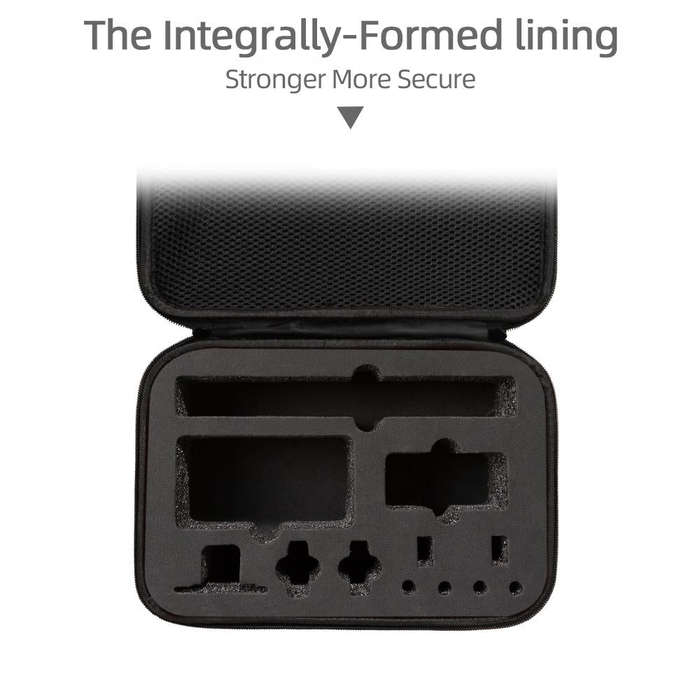 For DJI Osmo Action 3 Carrying Storage Case Bag,Size: 21.5 x 29.5 x 10cm(Black)
