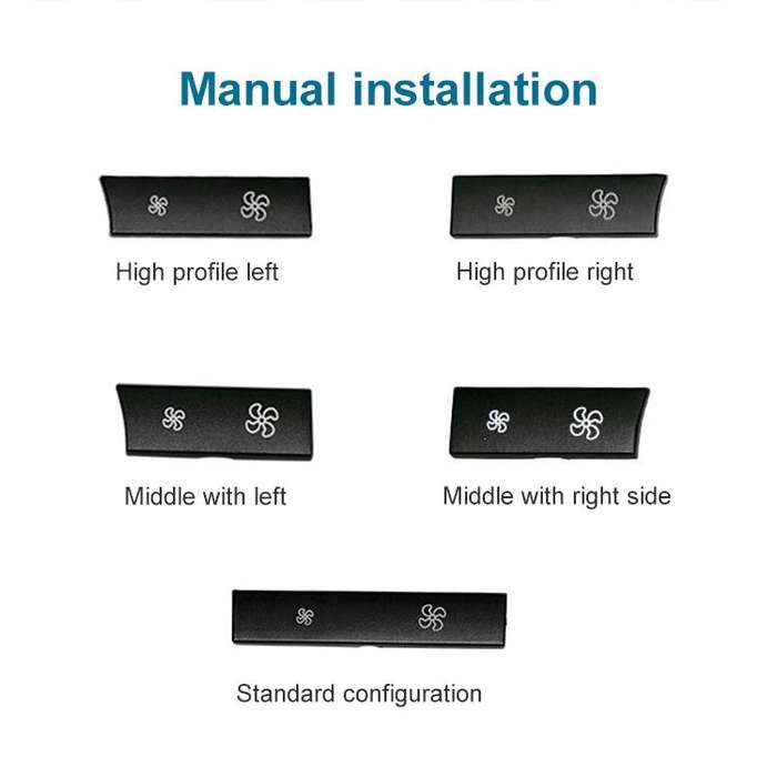 Car Wind Power Switch Air Conditioning Air Volume Button for BMW 5 Series 2011-2017 / 7 Series 20...