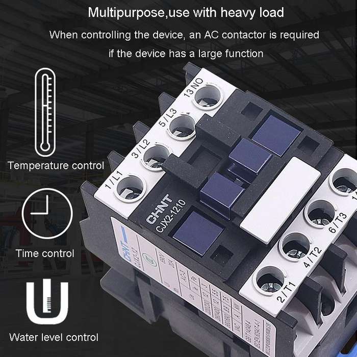 CHNT CJX2-8011 80A 220V Silver Alloy Contacts Multi-Purpose Single-Phase AC Contactor