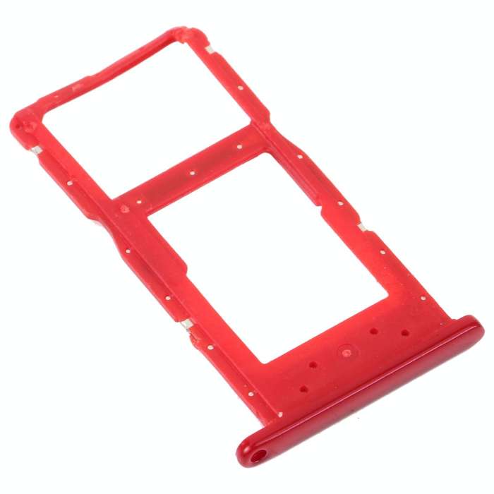 SIM Card Tray + SIM Card Tray / Micro SD Card Tray for Honor 9S (Red)