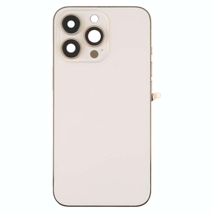 For iPhone 13 Pro Battery Back Cover with Side Keys & Card Tray & Power + Volume Flex Cable & Wir...