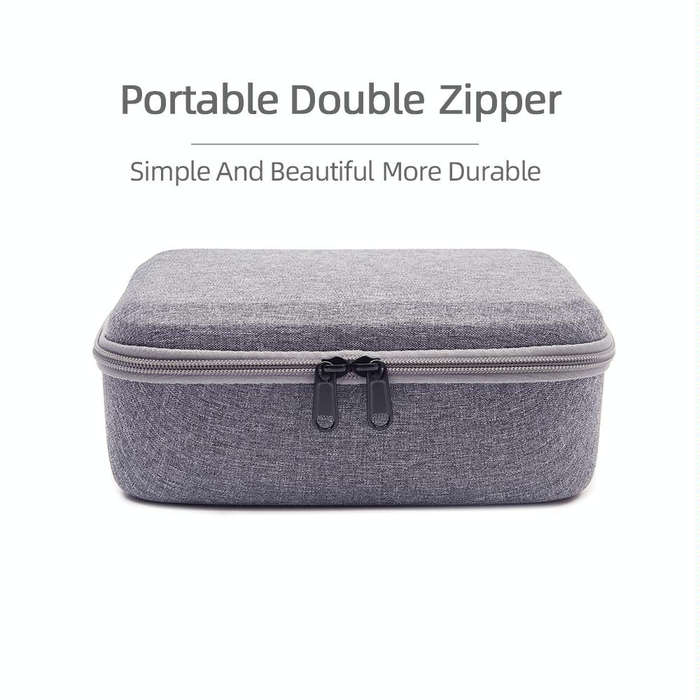 For DJI Mini SE Shockproof Carrying Hard Case Storage Bag, Size: 24 x 19 x 9cm(Grey + Red Liner)