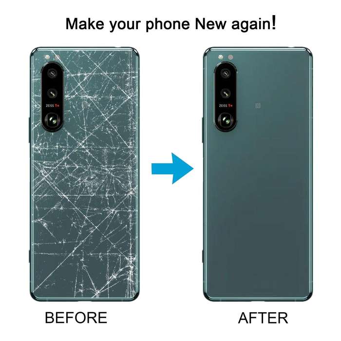 For Sony Xperia 5 III Original Battery Back Cover with Camera Lens Cover(Black)