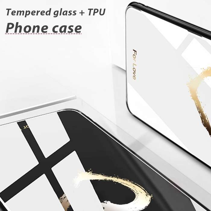 For Samsung Galaxy A04 Colorful Painted Glass Phone Case(Flower)