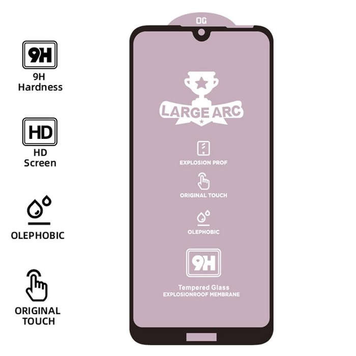 For Xiaomi Pocophone F1 9H HD Large Arc High Alumina Full Screen Tempered Glass Film