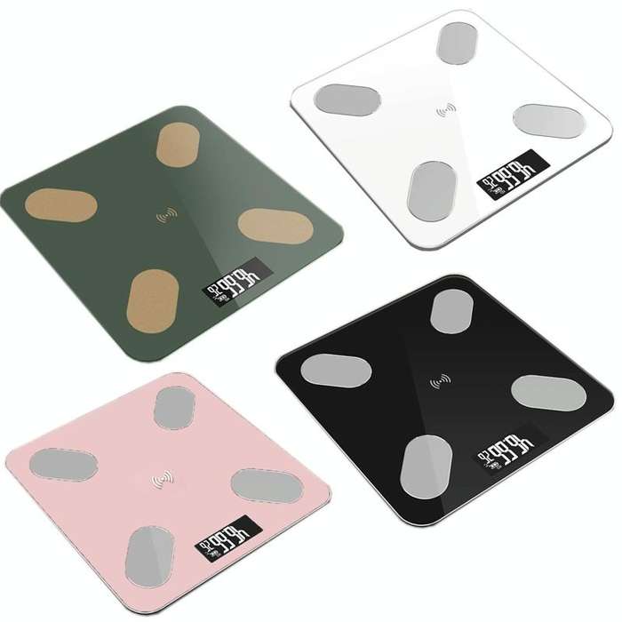Smart Bluetooth Weight Scale Home Body Fat Measurement Health Scale Battery Model(Black Silk Scre...