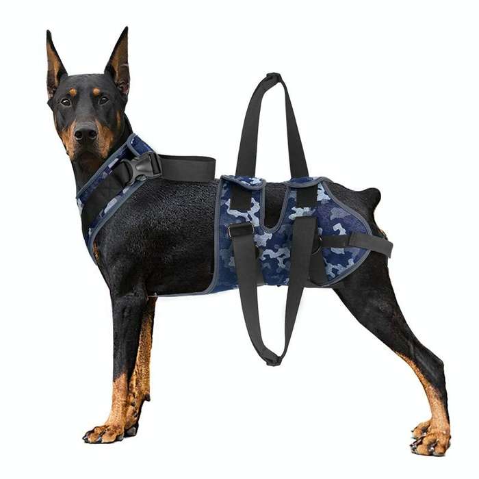 Injured Dog Auxiliary Leash Front and Rear Leg Double Slings For Large and Medium-sized Dogs, Siz...