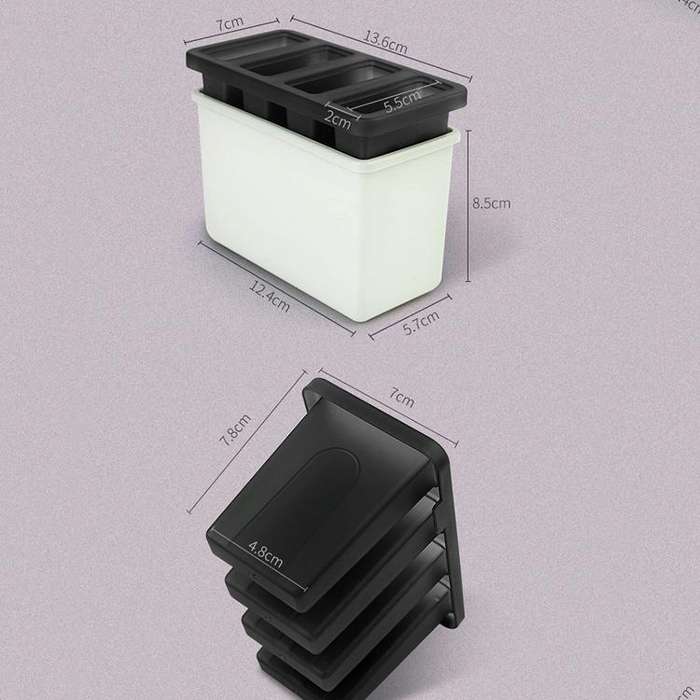 Home Made Popsicle Ice Cream Mold Set(White)
