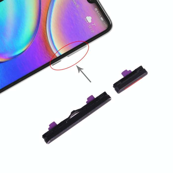 For Huawei P20 Side Keys (Black)